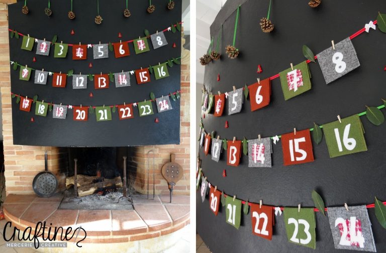 Cousons ensemble : Tuto Calendrier de l&rsquo;Avent