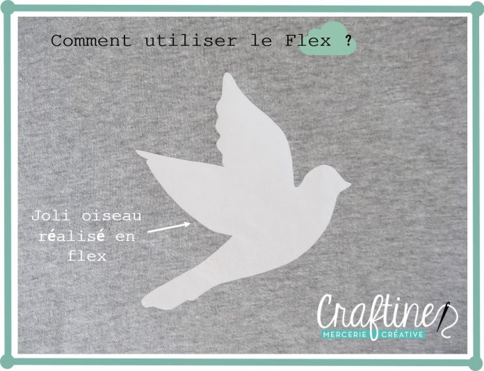 Tuto pose flex avec motif oiseau