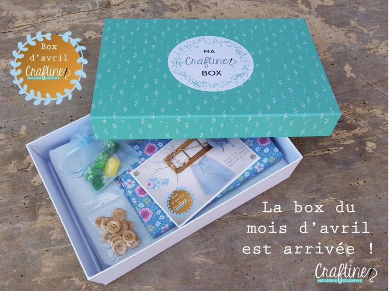 Craftine box : La box du mois d&rsquo;avril est arrivée