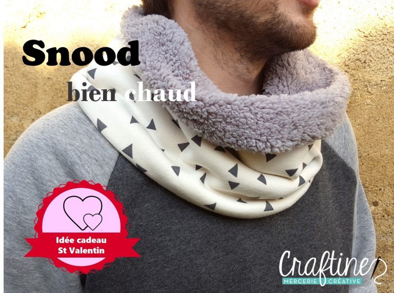 Cousons ensemble : Tuto snood pour homme