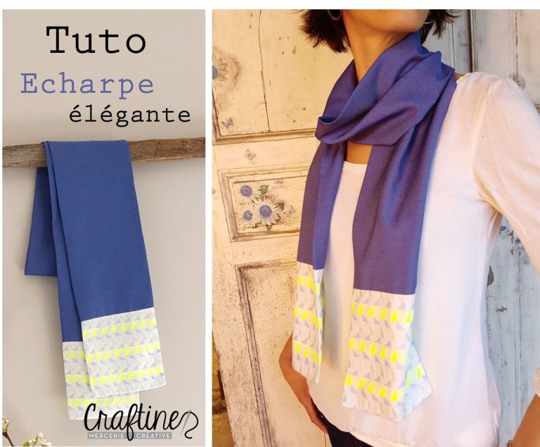 Cousons ensemble : Tuto écharpe élégante