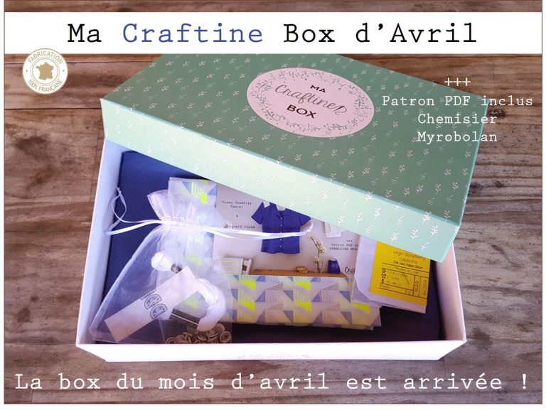 Craftine Box : La box du mois d&rsquo;avril est arrivée !