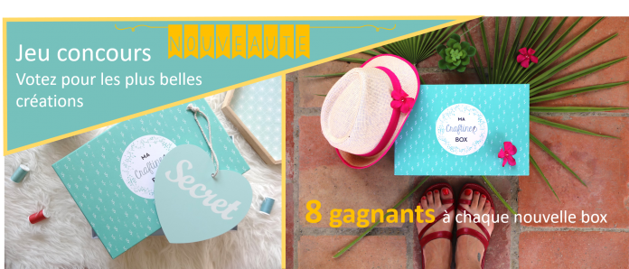 Jeu concours pour chaque nouvelle Craftine box
