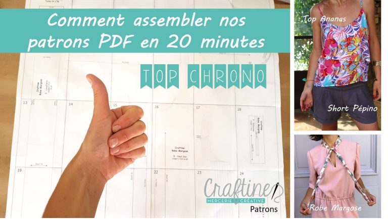 Astuces Couture : Assembler les patrons PDF
