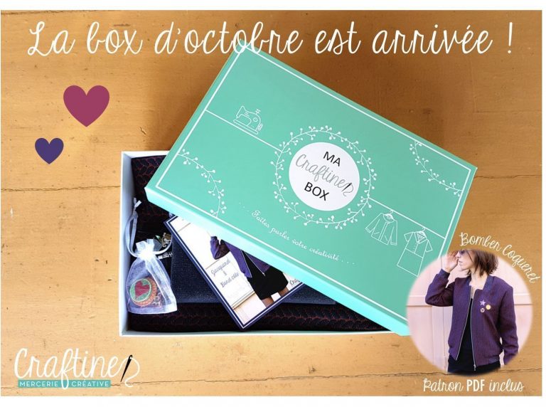 Craftine Box : la box du mois d&rsquo;octobre est arrivée !